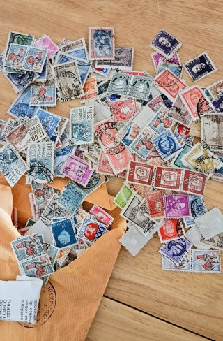 Gran Colección Sellos Antiguos Matasellados
