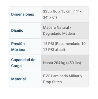 Tabla Paddle Surf Hinchable Garvee Alquiler