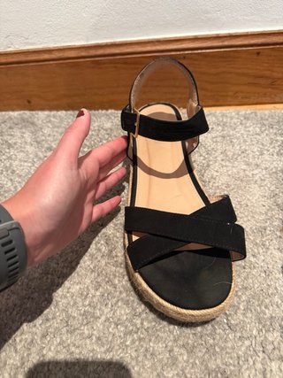 Sandalias Negras Plataforma