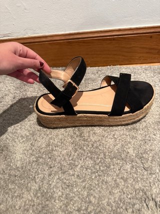 Sandalias Negras Plataforma