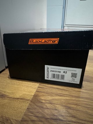 Zapatos Blackleather Serraje Eco Talla 42