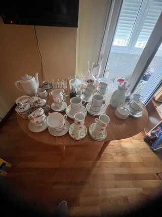 Juego de café y té variado