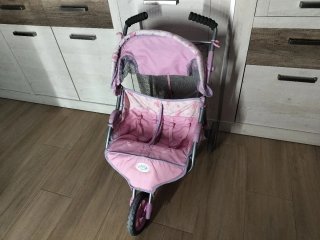 Cochecito gemelar para muñecas .