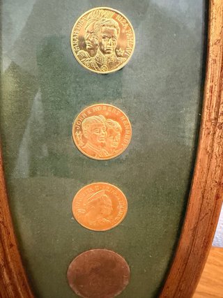 Quadretto Medaglie Commemorative Rizzoli Gregorio