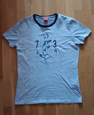 Camiseta Pepe Jeans rayas ancla talla S