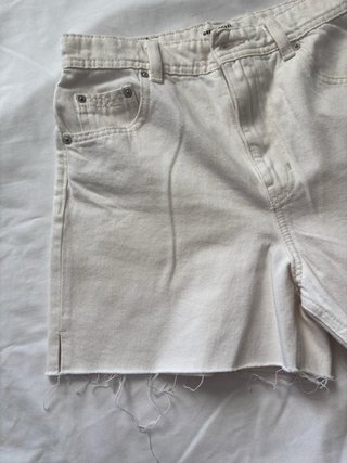 Shorts vaqueros Green Coast blancos
