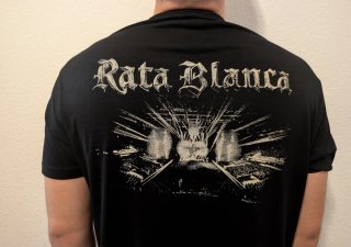 CAMISETA NEGRA - RATA BANCA - TALLA XL y más...