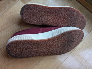 Zapatillas Superga granates talla 41