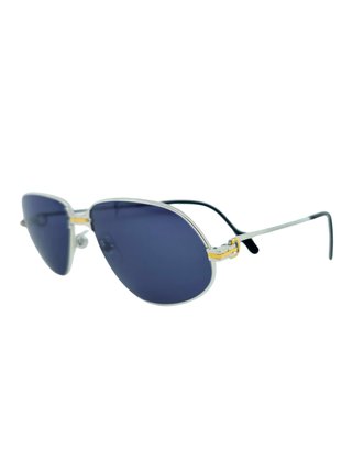 Cartier Vintage Panthere GM Platino Occhiali