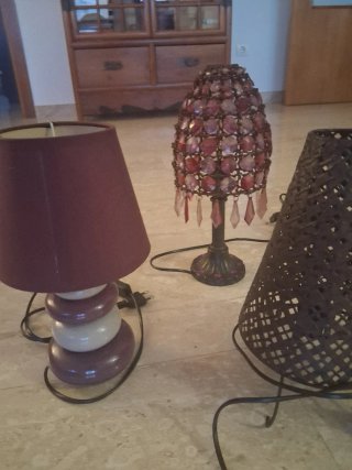 3 Lámparas de Mesa Decorativas. Oferta!!
