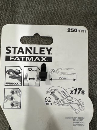 Alicates Stanley Fatmax 250mm