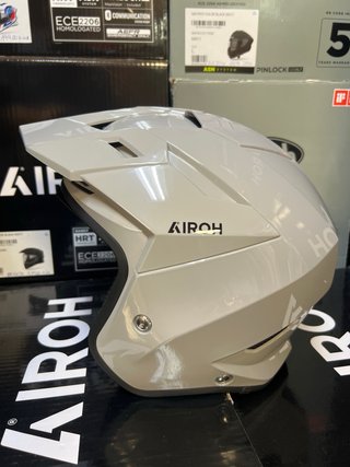 Casco Moto XS TRIAL Airoh Gris Jet