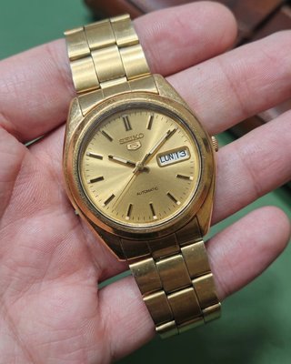 Reloj Vintage Seiko 5 Automático Dorado IN/ES