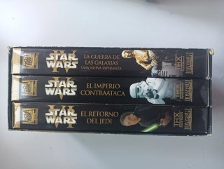 Pack Trilogía Star Wars VHS (Español)