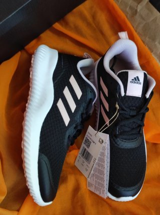 Zapatillas Adidas Running Mujer Negras Rosas Nueva