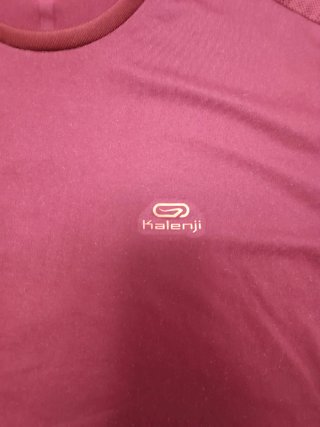 Camiseta deportiva Kalenji Talla M granate