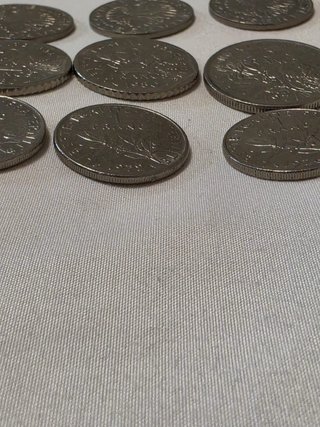 Lote 9 monedas antiguas