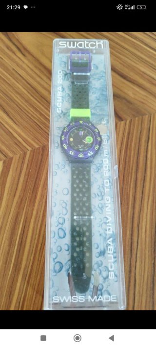 Swatch Scuba 200 "Captain Nemo" (SDB101) del 1992,