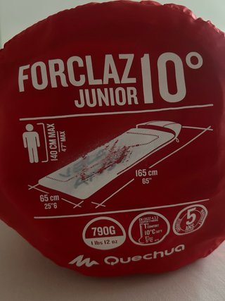 Saco de dormir Quechua Forclaz 10° Junior