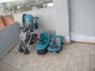 Carro de bebé y silla de coche
