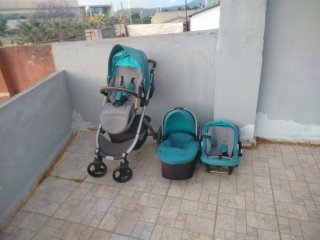 Carro de bebé y silla de coche