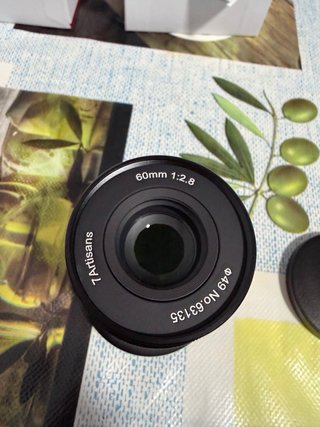 Objetivo 7Artisans 60mm F2.8 Macro II APS-C