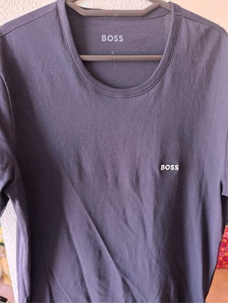 Camiseta Calvin Klein, Roja y Camiseta Boss, azul