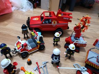 Lote Bomberos Playmobil