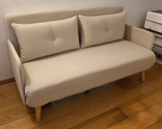 Sofá Cama Nórdico – Prácticamente Nuevo (Poco Uso)