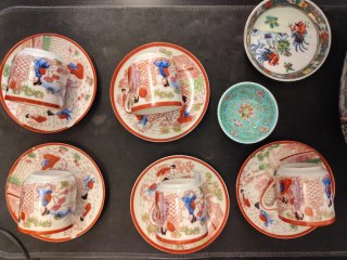 Set di Porcellana Cinese e Giapponese