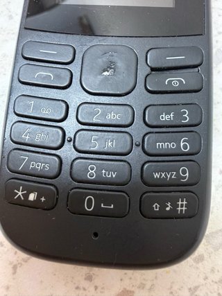 Telefono cellulare Nokia 105 nero vintage