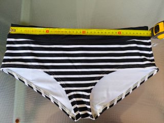 Bikini Esprit Talla 42 95C Negro/Blanco Rayas