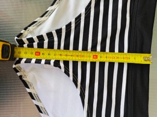 Bikini Esprit Talla 42 95C Negro/Blanco Rayas