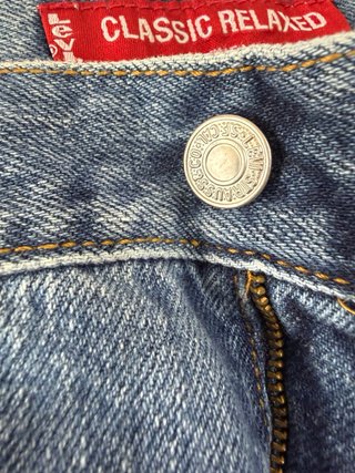 Levi's 550 Jeans Vintage Talle Alto Azul
