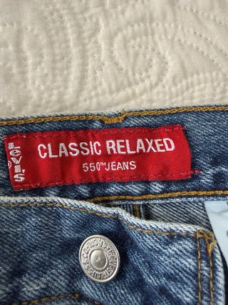 Levi's 550 Jeans Vintage Talle Alto Azul