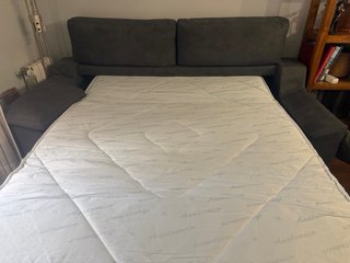 Sofá Cama Matrimonio Gris Tela