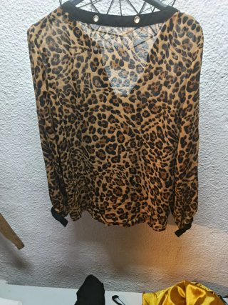 Camisa Leopardo Talla L
