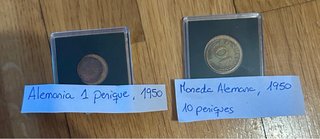 Lote 8 Monedas Alemanas Antiguas