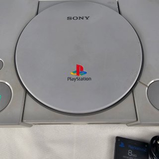 Console Sony PS1 Grigia con Controller e Memory Ca