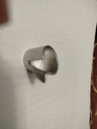 Lote de 6 anillos plateados.
