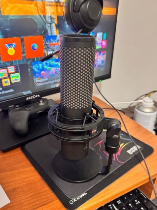 Microfono Qadcast 2S Nero/Grigio