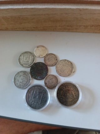 Monedas de Plata Españolas Varias