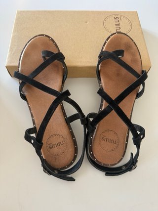 Sandalias planas Tuilus tiras mujer T.38