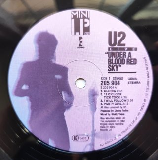 EP 1983 🇩🇪 U2 - UNDER A BLOOD RED SKY