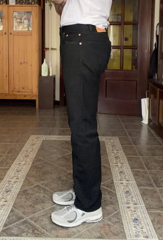 Levi's 555 relaxed straight W31 L32 vaquerosnegros