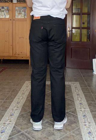 Levi's 555 relaxed straight W31 L32 vaquerosnegros