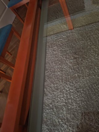 Mesa Comedor Extensible Cristal y Madera - URGENTE