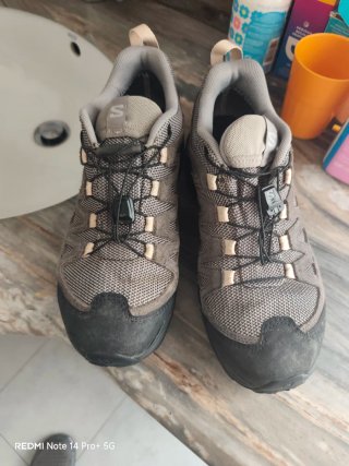 Zapatillas senderismo Salomon Marrón/Gris