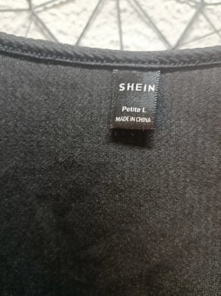 Top Corsé SHEIN Negro Talla S