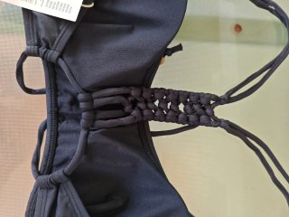Bikini Esprit Talla 44 Negro Nuevo